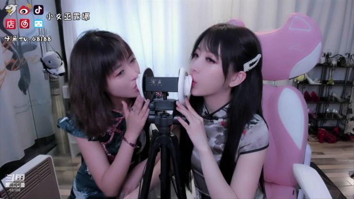 【小女巫露娜】两个女孩ASMR助眠 水的声音