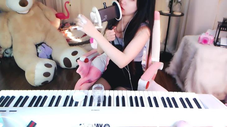 【夏喵娜KINA酱ASMR】黑丝高跟 有灵魂的水晶泥