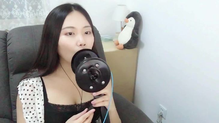 ASMR@池喵 舔耳+芦荟胶