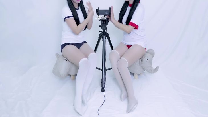 【晓晓小UP】ASMR双胞胎精油按摩啪啪